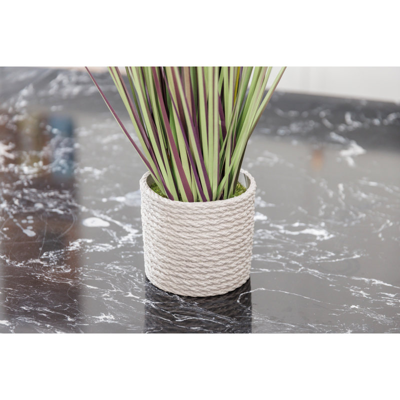 Kinzey 27'' Faux Pampas Grass Grass in Ceramic Pot