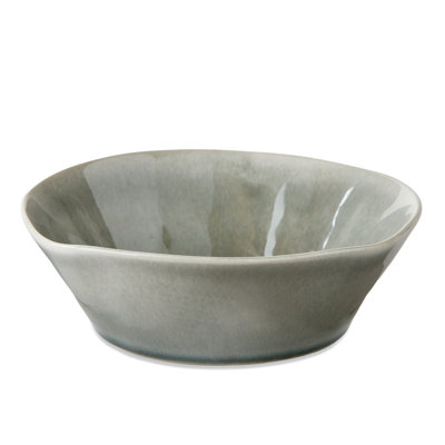 Hudson Reactive Glazed Bowl Slate Stoneware Everyday