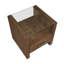 Table de bout en verre Jaquelyn-727862369