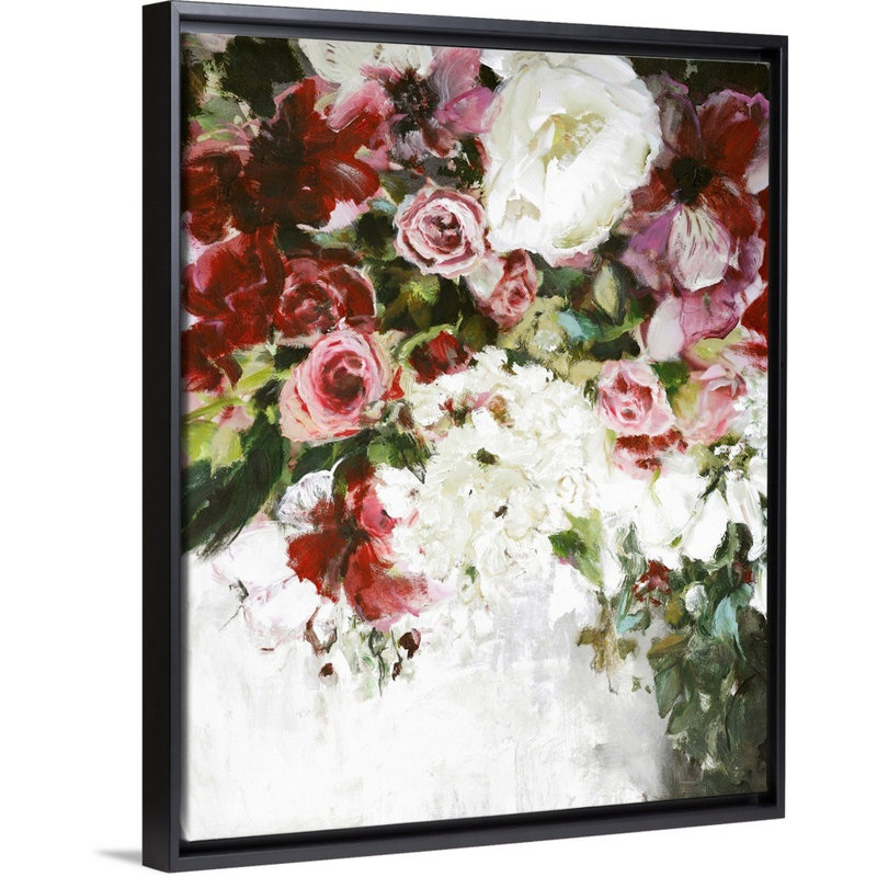 Light Blossom - reproduction d'art, Toile avec cadre noir, H 16 po x l 13 po x P 1,75 po