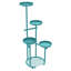 Support pour plante d'angle robuste à 5 niveaux, conception de table ronde, convient au salon, au balcon et au jardin à l'intérieur-1970770599
