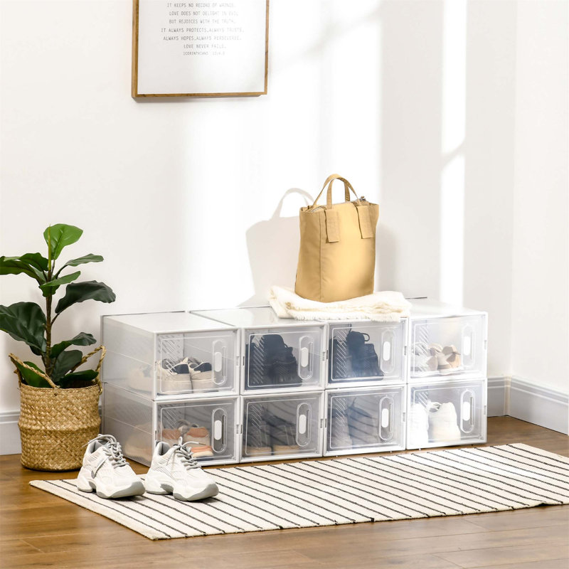 8 Pair Shoe Storage Box