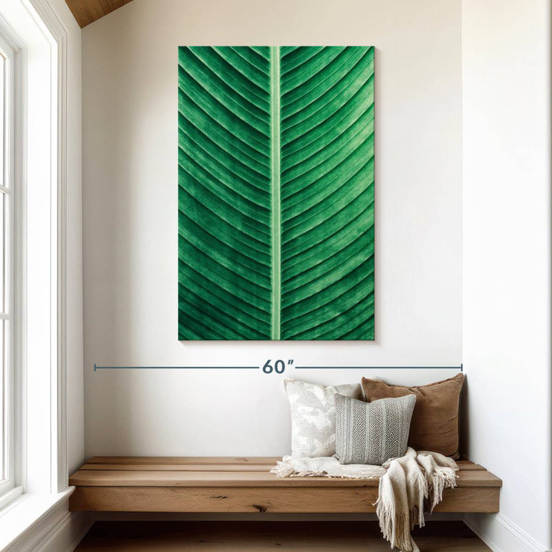Harnek Green Leaf Lines, H 48 po x l 32 po