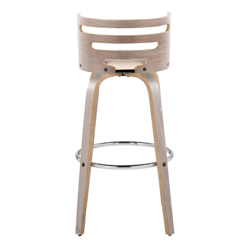 Tabouret de bar Mid-Century, Frêne clair