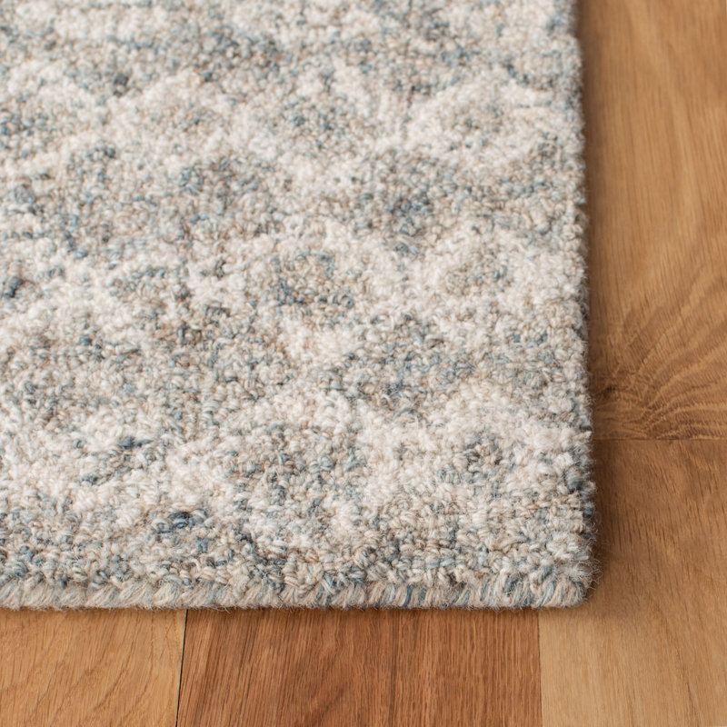 Tapis en laine touffeté à la main Crowe, Rectangle de 11 pi x 15 pi