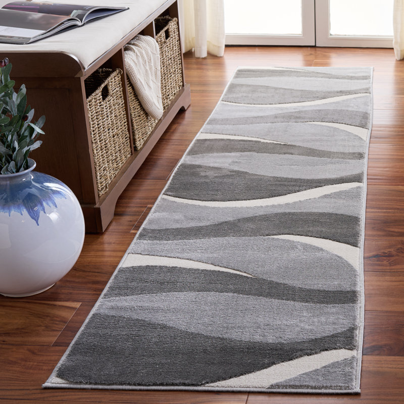Saylor 100 Performance Abstract Indoor Rug, Runner 2' x 8'