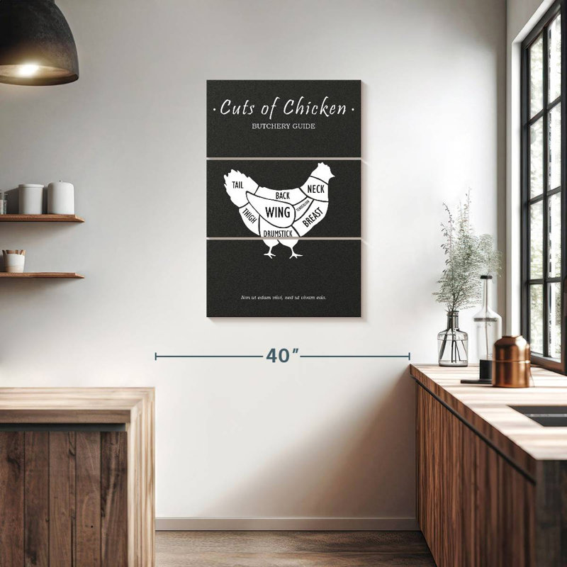 Poulet Yarlin Butchery, H 38 po x l 24 po