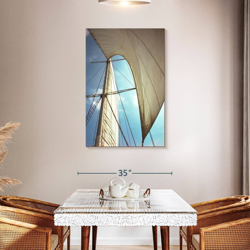Senne Sails Cathedral, 45" H x 30" W