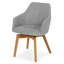 Pinto Upholstered Swivel Armchair