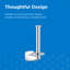 Porte-papier hygiénique mural simple Gilde-333034750