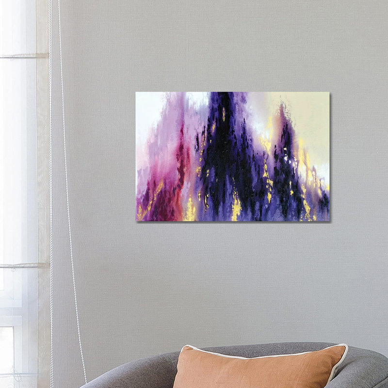 «Iridescent Light» par Spell rebond Fine Art - impression d'art graphique, Toile tendue, 18" H x 26" W x1.5" D, Pas de tapis