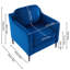 1 Seater Linen Sofa-232394075