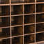 Armoire à chaussures et buffet moderne à 24 casiers - Console de rangement incurvée pour hall d'entrée, salon ou chambre à coucher-1570347180
