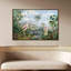 Oliver Gal Paradise Chinois Animal Landscape - Heavy Gel Top Coat Framed Canvas Art-476289867-476289864