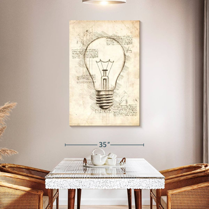 Laelle Light Bulb, 48" H x 32" W