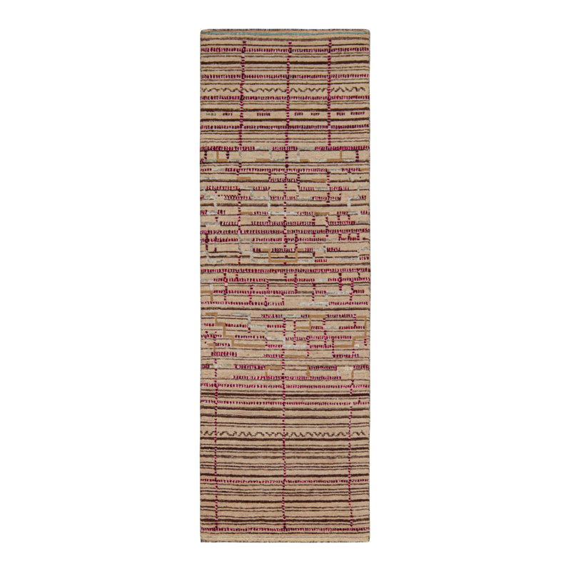 One-of-a-Kind 3'3" X 10' Hand Knotted Area Rug