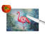 Flamingo Glass Cutting Board Large