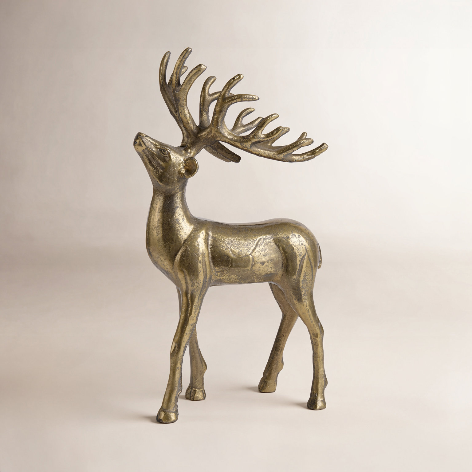 Winter Sleigh Reindeer Holiday Accent, 21 in x 7 in