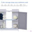 Armoire de rangement à piédestal, base de meuble-lavabo