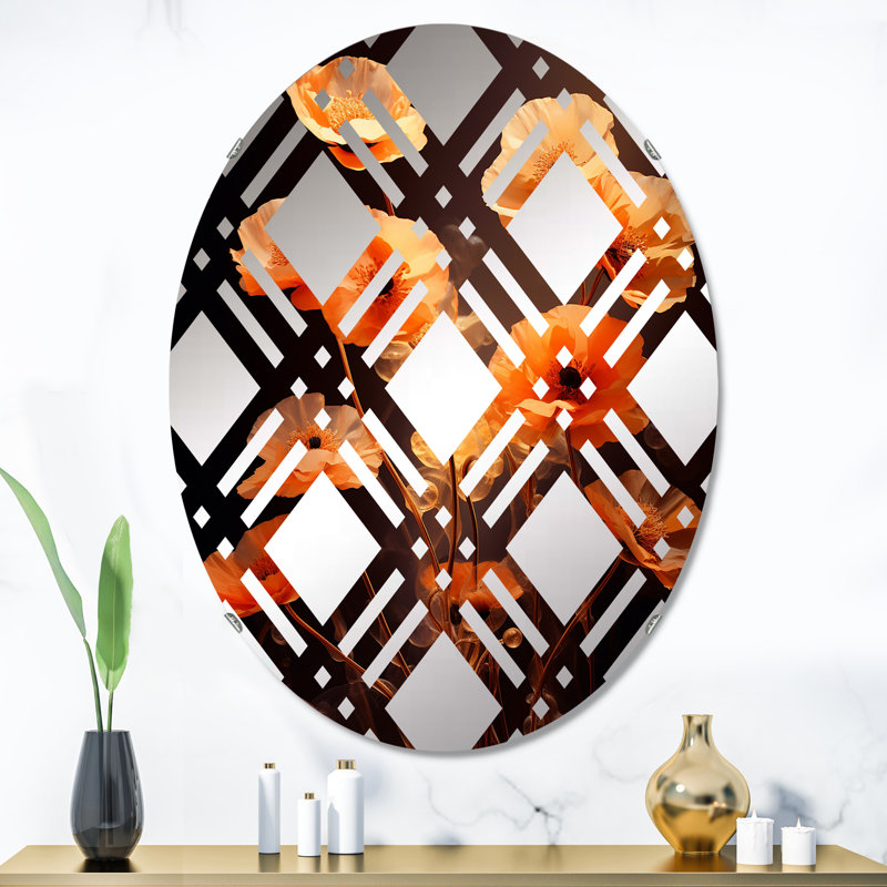 Miroir mural oval, 35,4 po x 23,6 po