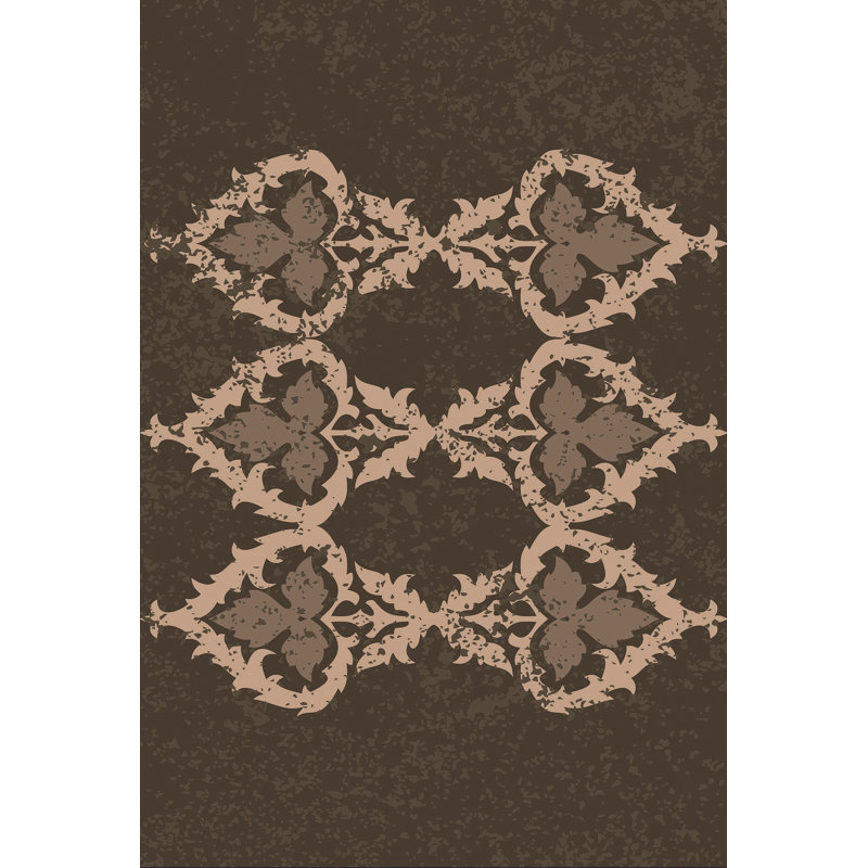 Coolkeeran Chenille Abstract Indoor Rug, Rectangle 8' x 10'