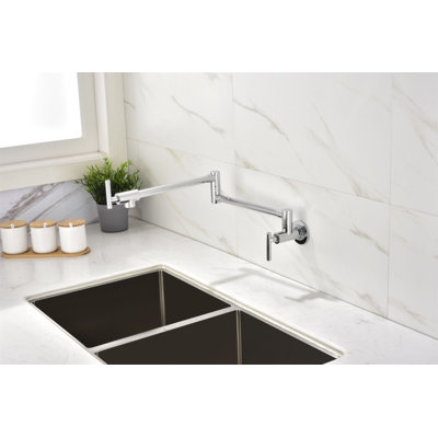 Robinet remplisseur de pot mural