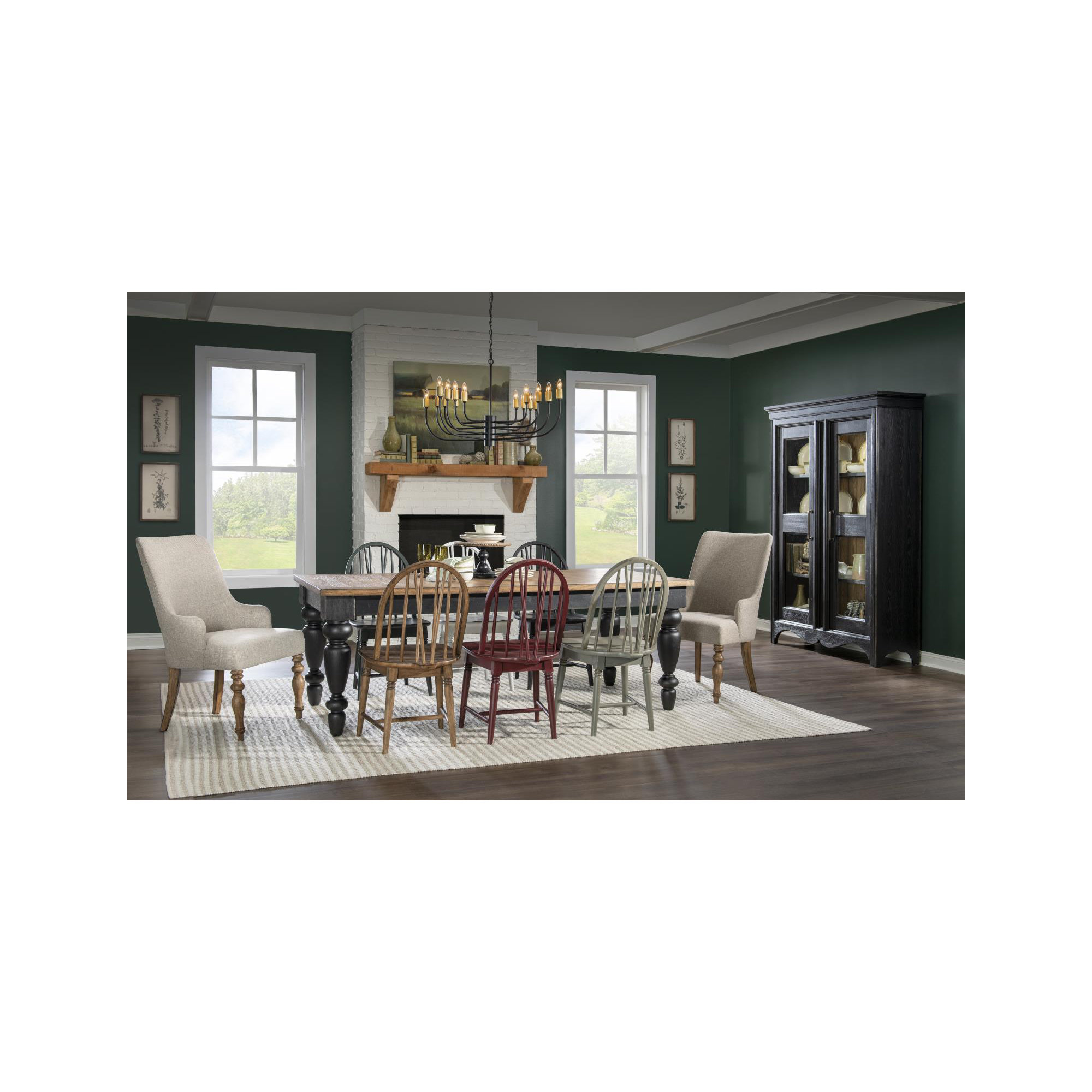 Country Living Upholstered Arm Chair