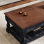 Table basse à plateau relevable avec rangement