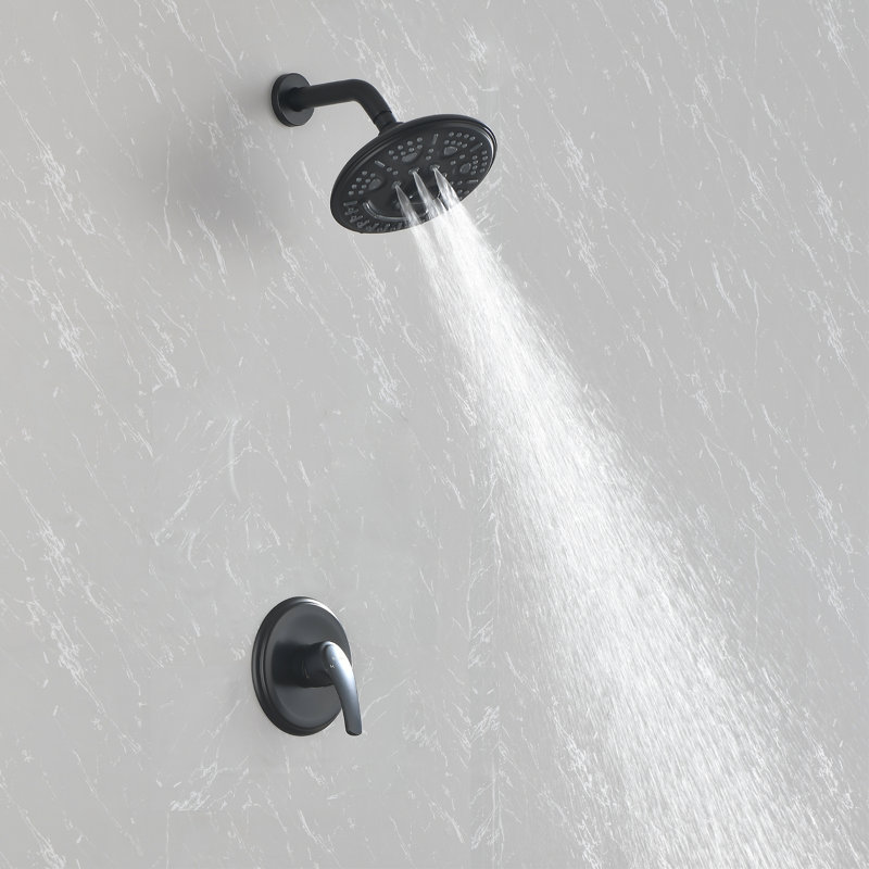 Ensemble de robinet de douche, Noir