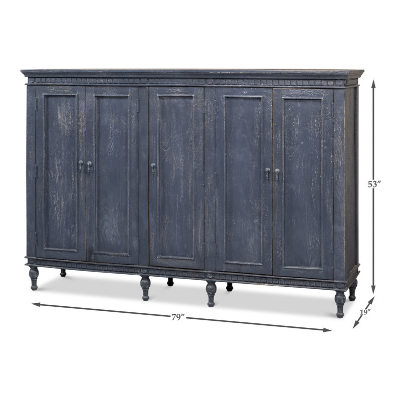 Ashlyn Solid Wood Sideboard - Thumbnail 3