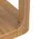 Modern Rounded Rectangular Coffee Table With Shelf