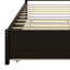 Lit simple avec lit gigogne en bois-330577362