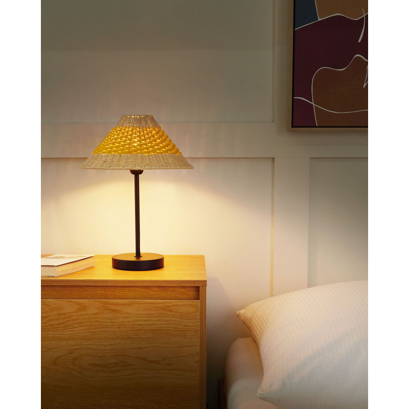 Ameenah Iron Table Lamp, Beige