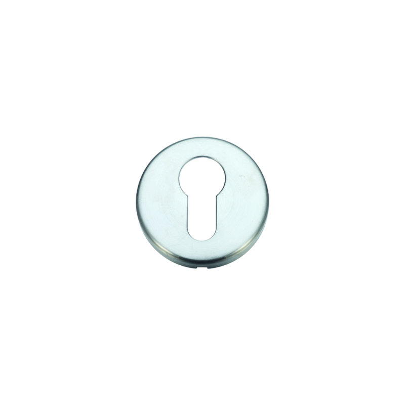 Euro Profile Escutcheon Rose, Satin Chrome