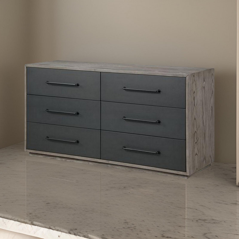 Commode 6 tiroirs 60 pouces Minimalistic
