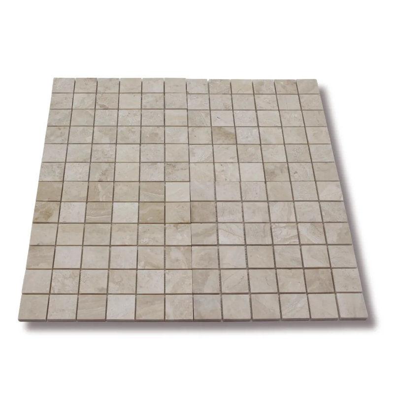 2" x 2" Marble Grid Mosaic Wall & Floor Tile