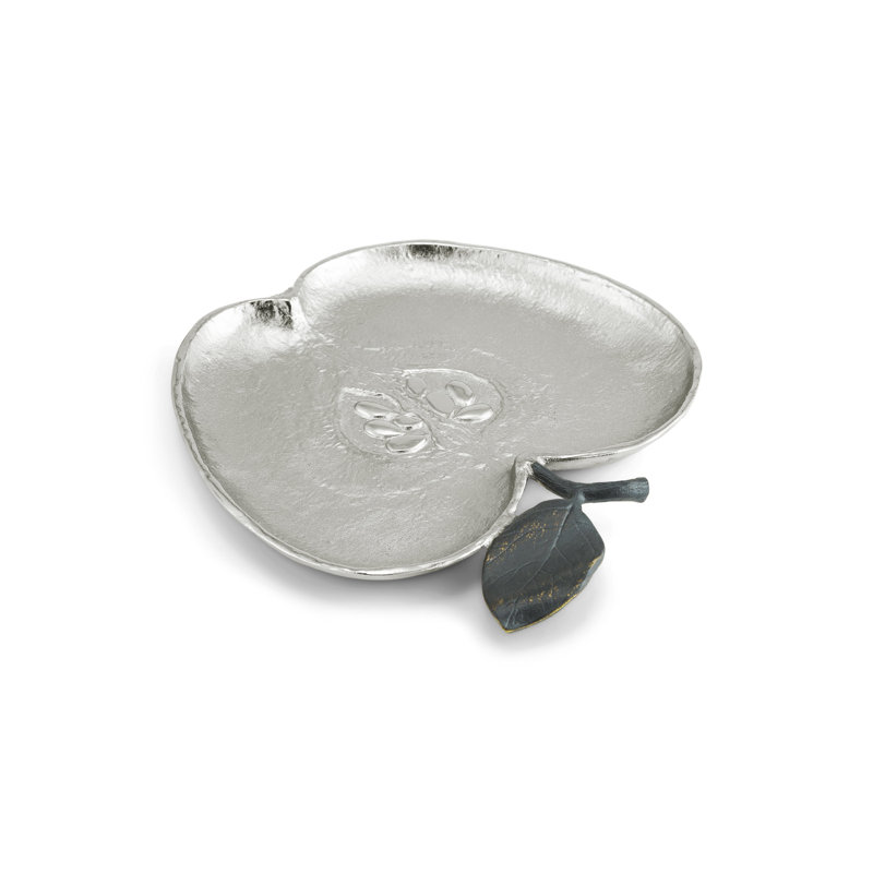 Apple Plate, Silver