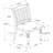Tribeca Solid Wood and Gray Fabric Dining Chair, 38.86'' H X 18.60'' W X 20.96'' D