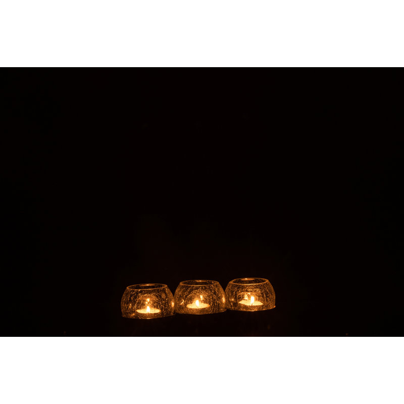 Cozy Tabletop Tealight Holder, Silver