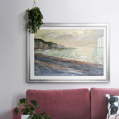 Pourville, Sunset, 1882, reproduction d'art encadrée