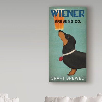 Wiener Brewing Co' Acrylic Painting Print on Wrapped Canvas -  Trademark Fine Art, WAP02779-C1019GG