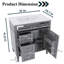 30 po Ensemble de meuble-lavabo autoportant avec comptoir en céramique-114254756-114254754