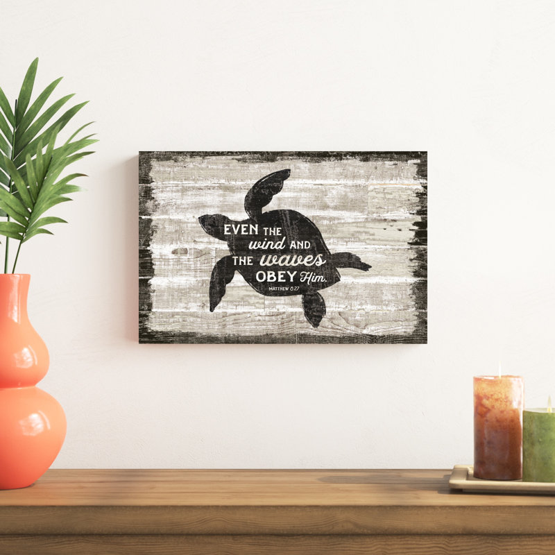 Driftwood Coast Scripture III Rectangle, H 12 po x l 18 po