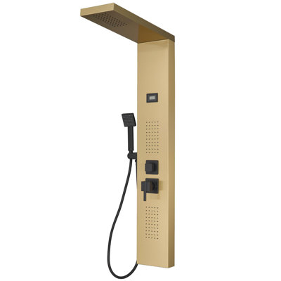 2-Jet Shower Panel System With Hand Shower