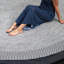 Rayan Small Handwoven Round Indoor/Outdoor Rug in Grey-69995784