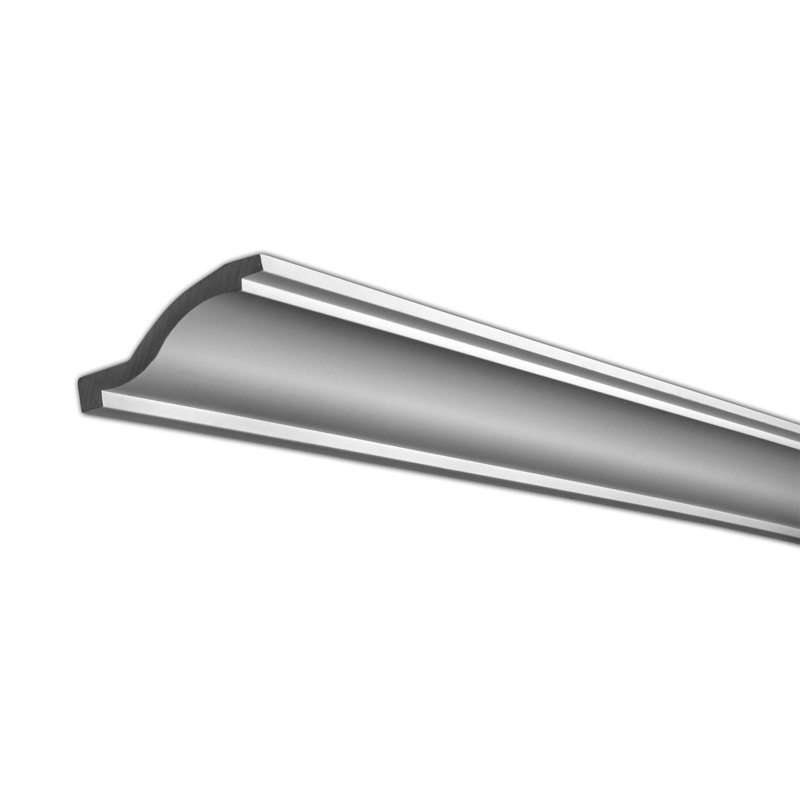 Moulure couronnée en polyuréthane uni 5-3 / 8 po x 2-1 / 8 po x 94-1 / 2 po 47 LF, 5 Pack