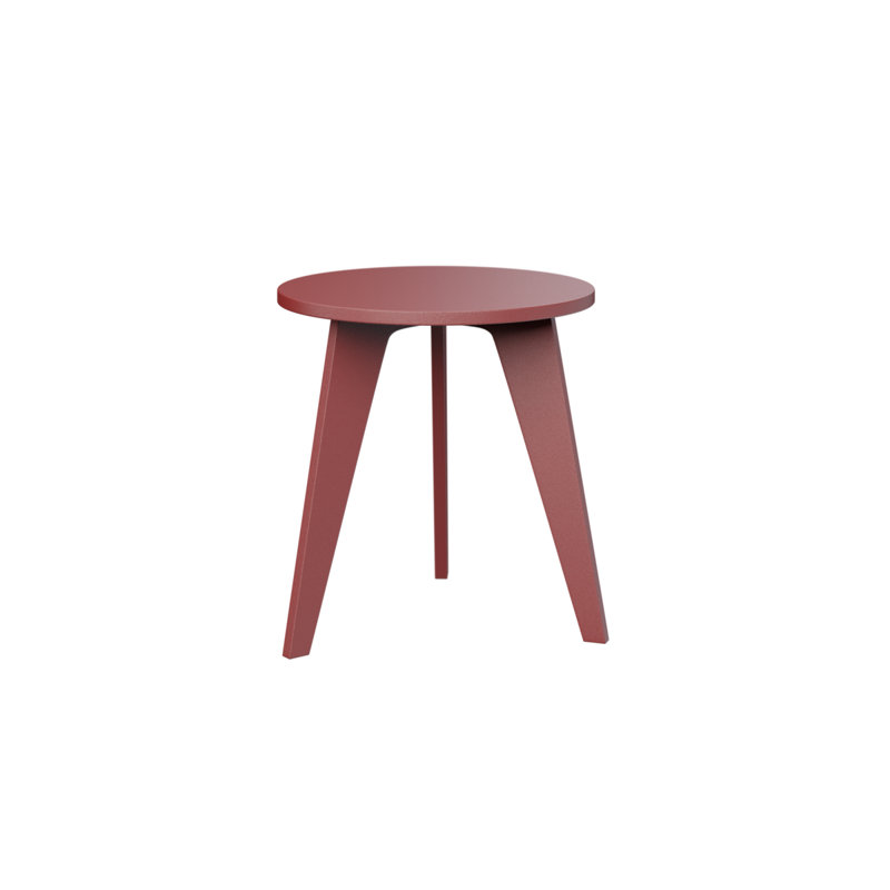 Nordic End Table, Red