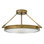 Collier Semi-Flush Mount Ceiling Light - Heritage Brass