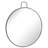 Gisberto Metal Flat Wall Mirror