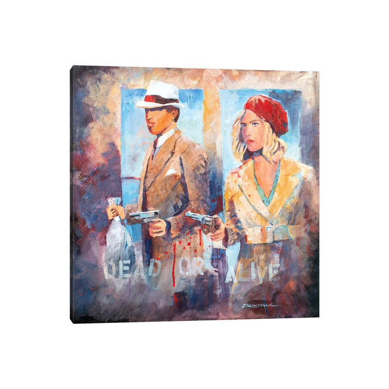 Take The Money And Run by Bill Drysdale - Wrapped Canvas Print, 30.48 cm H x 30.48 cm W